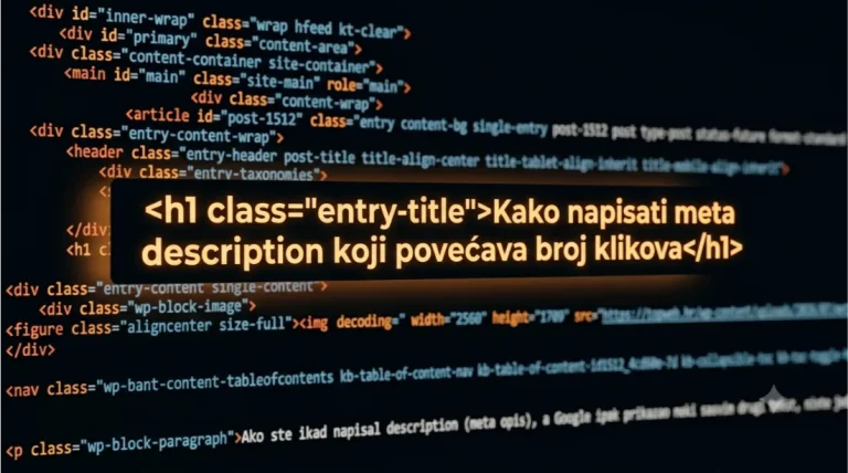 Kako napisati H1 naslov koji ima smisla za SEO